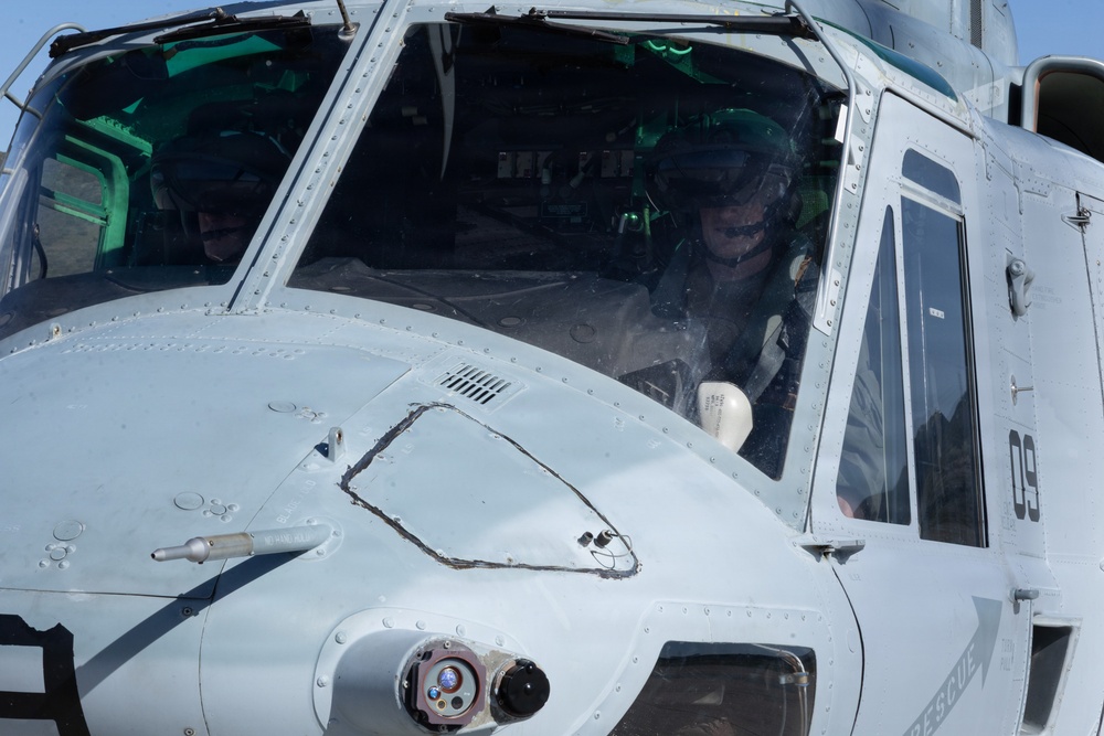 HMLA-775 conducts tactical training with Brig. Gen. Patrick Tiernan