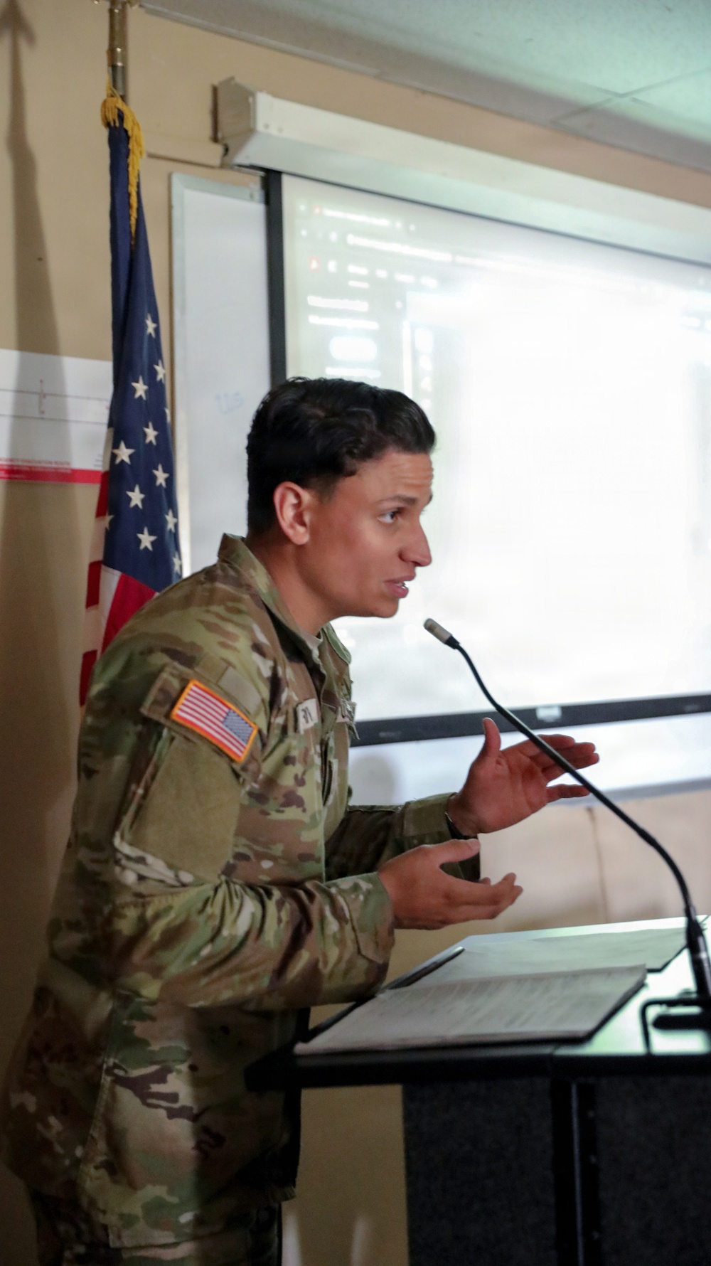 1st MSC Soldiers attend Drivers Training at Camp Santiago