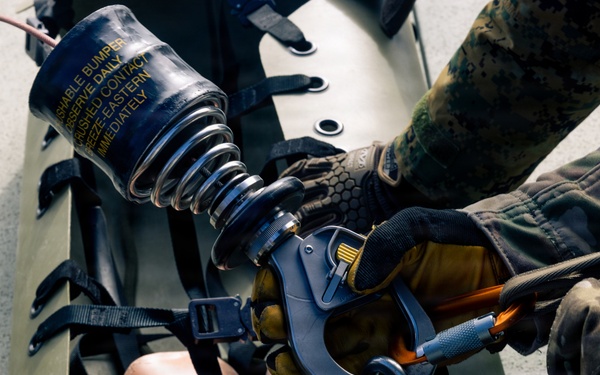 U.S. service members practice joint-service casualty evacuation drills during Mountain Medicine Course 1-26