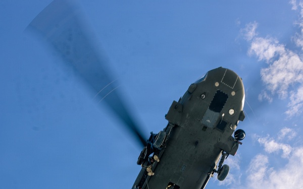 U.S. service members practice joint-service casualty evacuation drills during Mountain Medicine Course 1-26