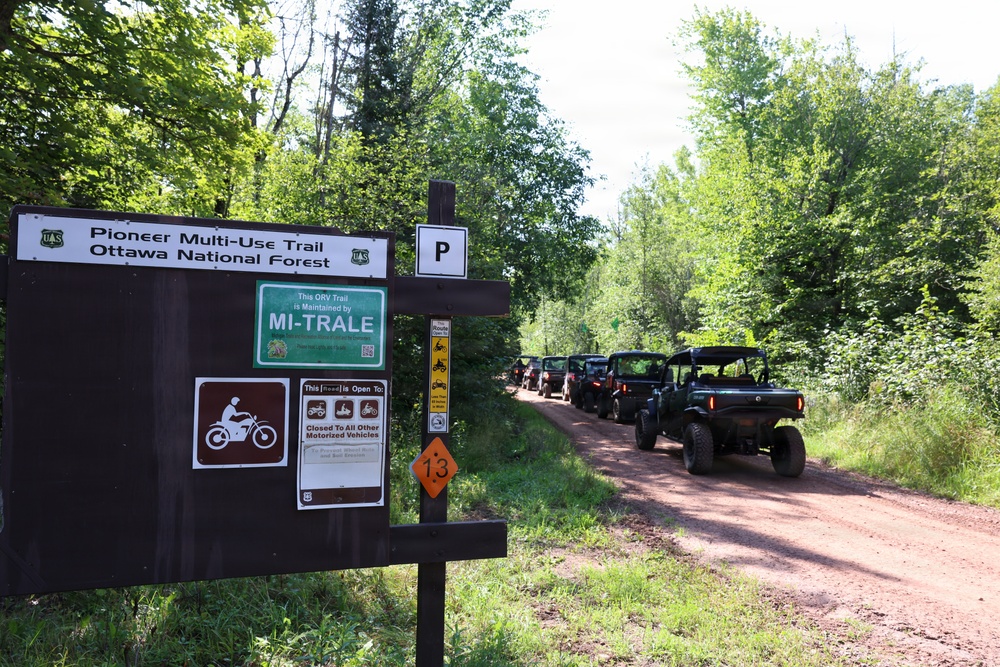 UTV Riders Explore Pioneer Trail in the Ottawa National Forest