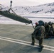 U.S. service members practice joint-service casualty evacuation drills during Mountain Medicine Course 1-26