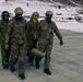 U.S. service members practice joint-service casualty evacuation drills during Mountain Medicine Course 1-26