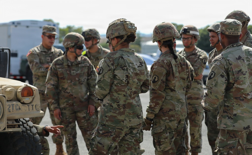 1st MSC Soldiers attend Drivers Training at Camp Santiago