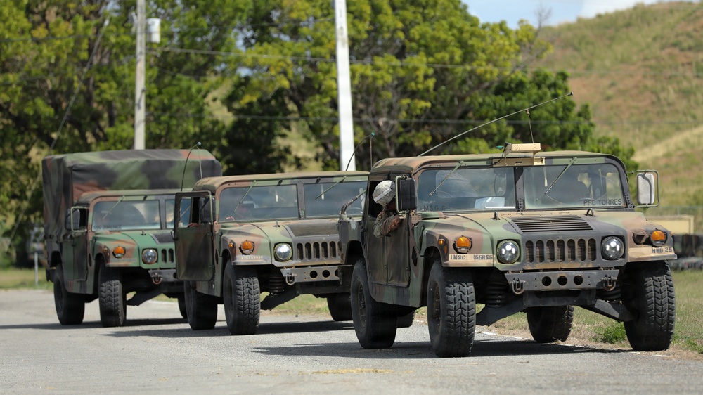 1st MSC Soldiers attend Drivers Training at Camp Santiago