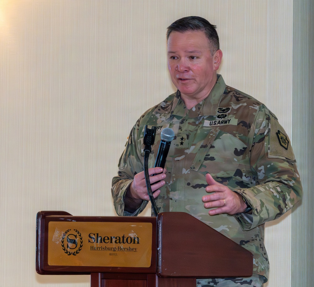 Pa. National Guard Soldiers, families participate in a Yellow Ribbon pre-deployment event