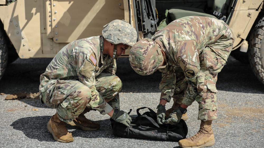 1st MSC Soldiers attend Drivers Training at Camp Santiago