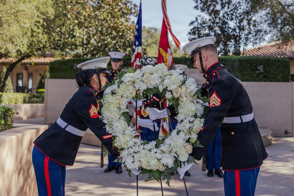 MCB Camp Pendleton Honors Former U.S. President Ronald Reagan’s 115th Birthday