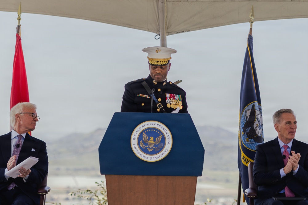 MCB Camp Pendleton Honors Former U.S. President Ronald Reagan’s 115th Birthday