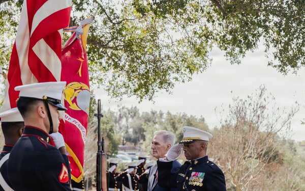 MCB Camp Pendleton Honors Former U.S. President Ronald Reagan’s 115th Birthday