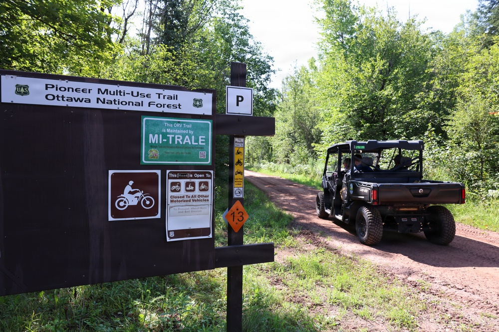 UTV Riders Explore Pioneer Trail in the Ottawa National Forest