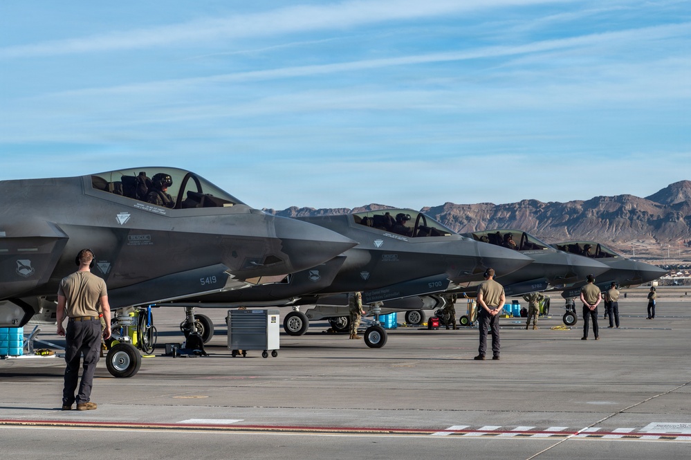 Tyndall F-35A Pilots Arrive to Nellis AFB in support of Red Flag 26-1