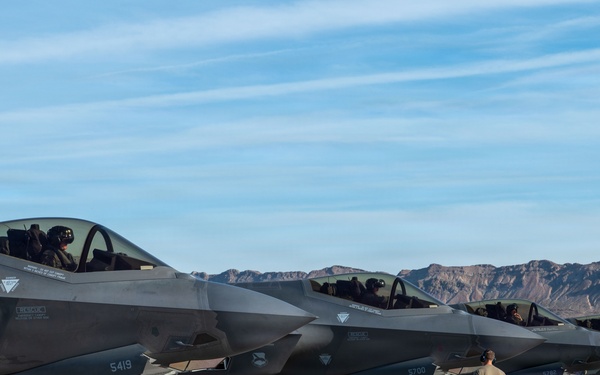 Tyndall F-35A Pilots Arrive to Nellis AFB in support of Red Flag 26-1