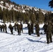 U.S. Marines with 2nd Bn., 4th Marines conduct avalanche recovery drills during MTX 1-26