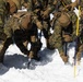 U.S. Marines with 2nd Bn., 4th Marines conduct avalanche recovery drills during MTX 1-26