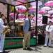 U.S. Naval Forces Europe and Africa Band (Topside Brass Band) plays at Caudan Waterfront (Umbrella Concert)