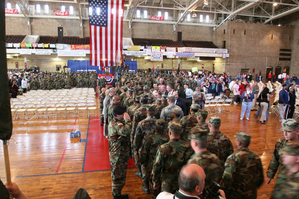 Welcome Home Ceremony held for 2nd Battalion, 113th Infantry Regiment