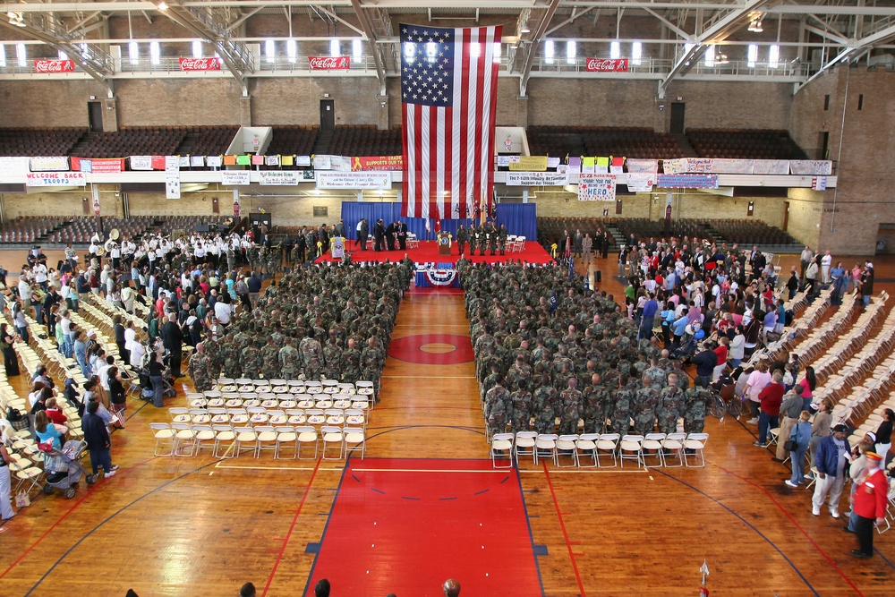 Welcome Home Ceremony held for 2nd Battalion, 113th Infantry Regiment