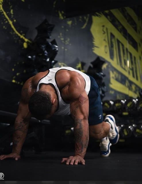 Sgt. Zephaniah Lawson trains for competition