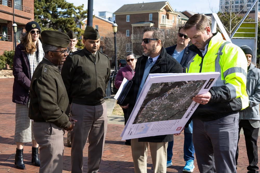 Maj. Gen. Jason Kelly Visits USACE Norfolk District for Norfolk CSRM Update