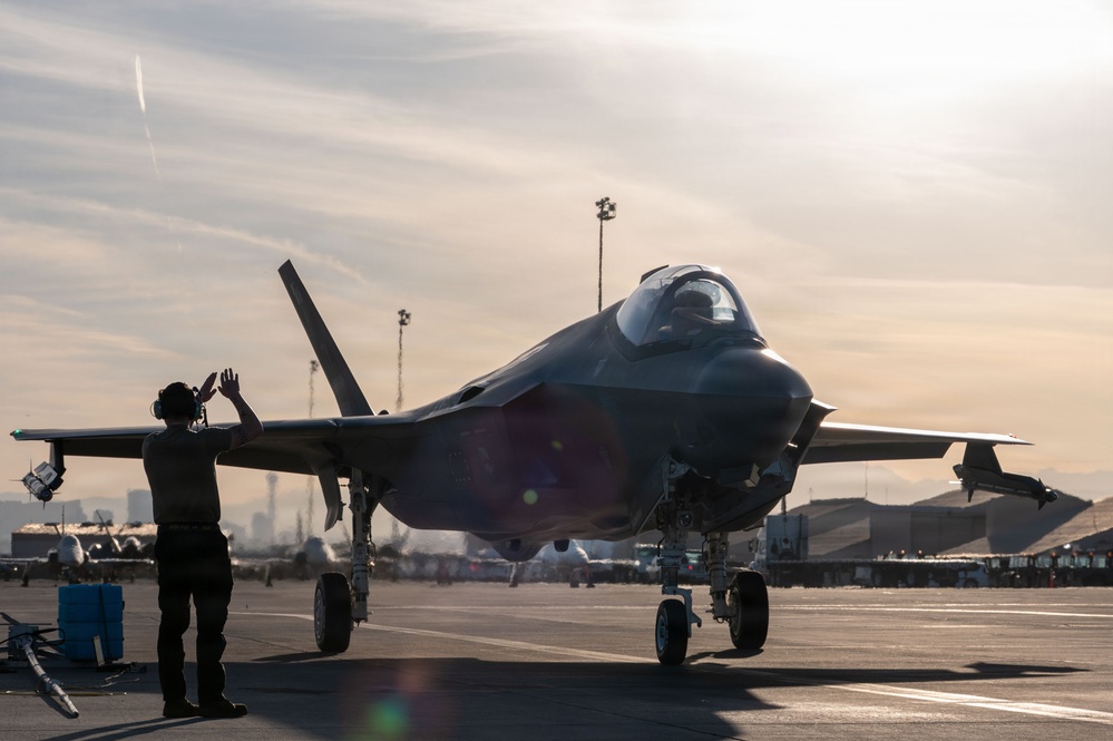Tyndall F-35A Pilots Arrive to Nellis AFB in support of Red Flag 26-1
