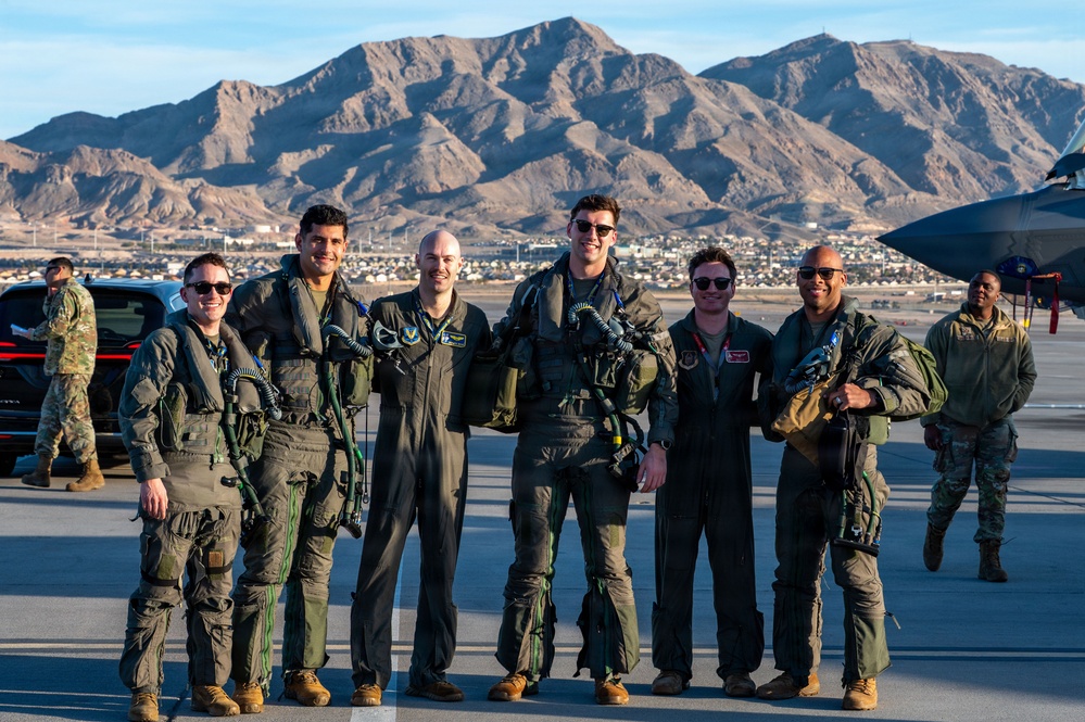 Tyndall F-35A Pilots Arrive to Nellis AFB in support of Red Flag 26-1
