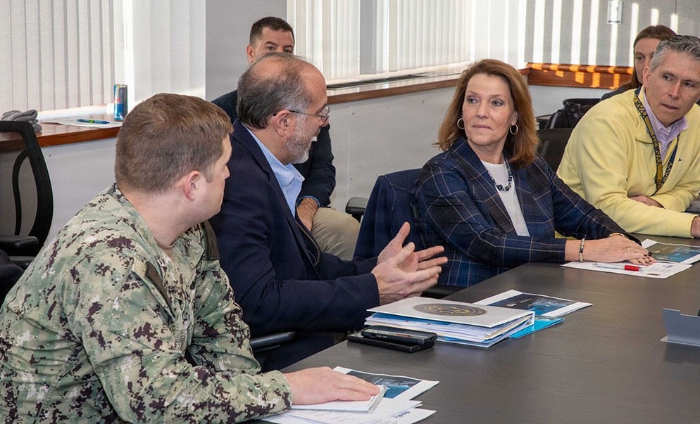 NUWC Division Newport discusses building partnerships with RI commerce officials, industry representatives