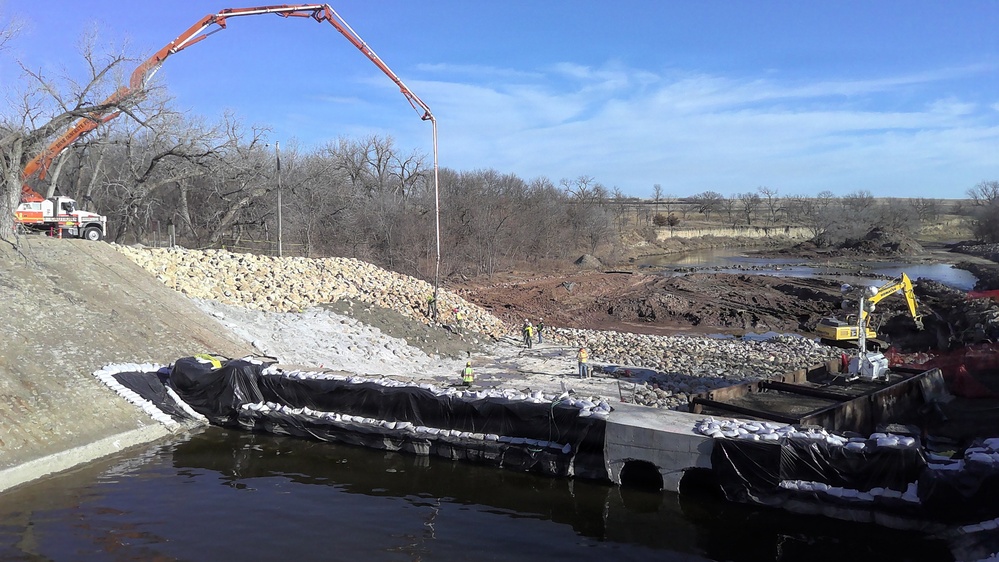 Borrowing lessons from Mother Nature, outlet channel gets first major repair in over 70 years
