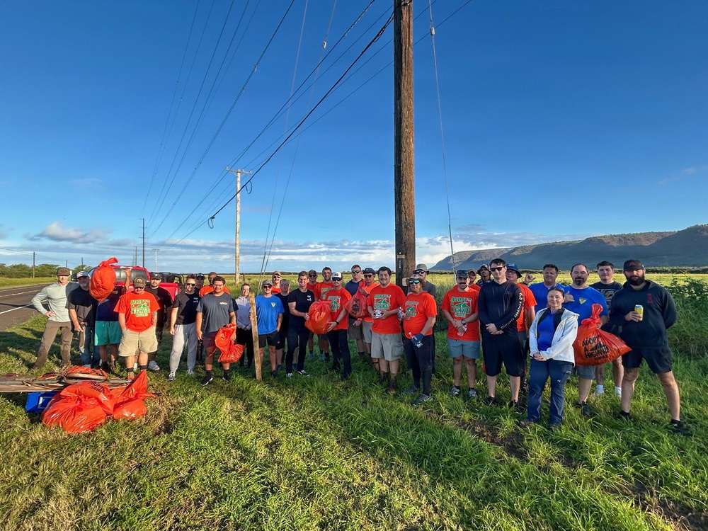 Service Beyond the Uniform: PMRF Conducts Quarterly Adopt a Highway Cleanup