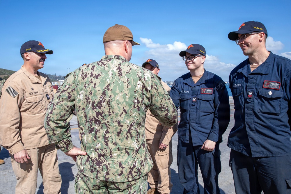 Naval Reactor Visits Naval Base Point Loma