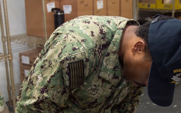 Reagan Sailors and Contractors Conduct Daily Operations