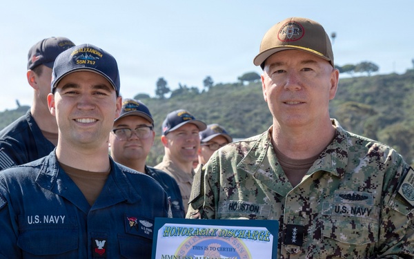 Naval Reactor Visits Naval Base Point Loma