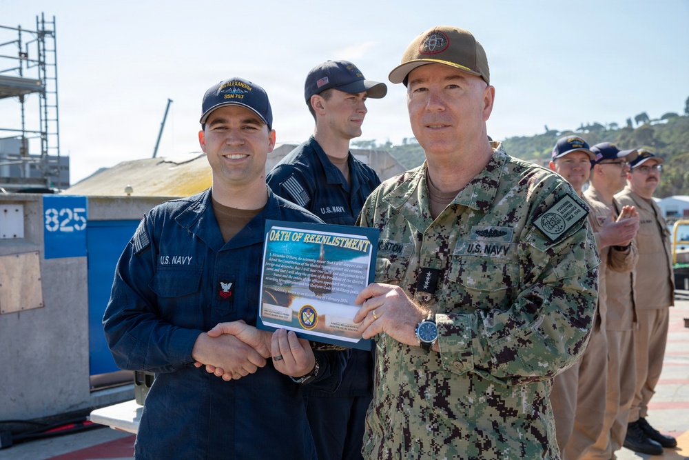 Naval Reactor Visits Naval Base Point Loma