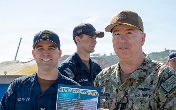 Naval Reactor Visits Naval Base Point Loma