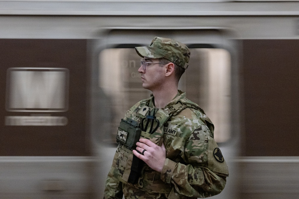 Task Force Yellowhammer Supports Public Safety Mission at Union Station