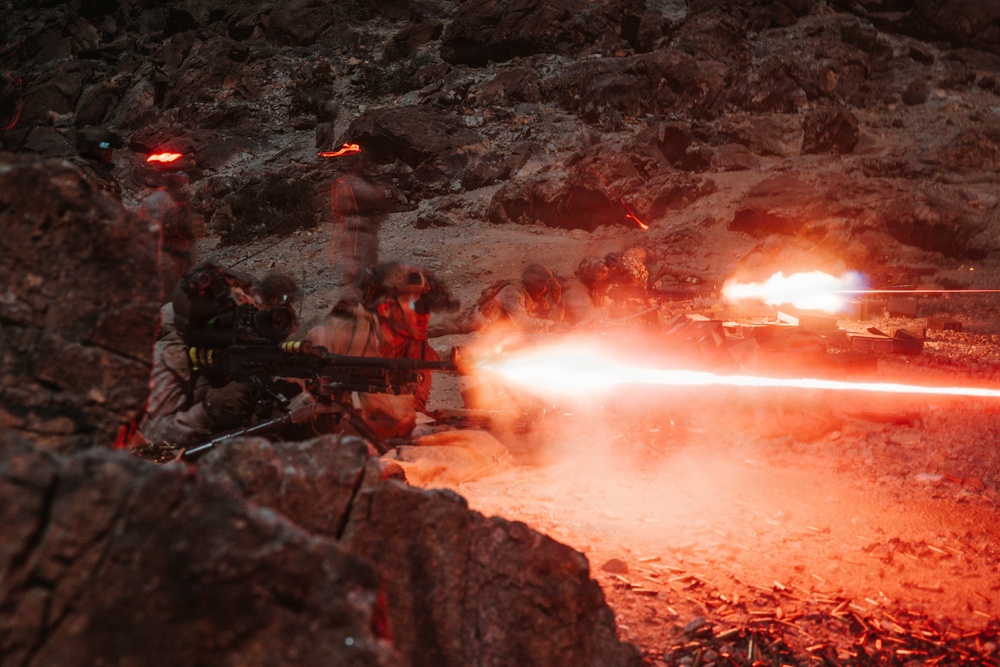 3rd Battalion, 7th Marines Conducts Company Night Attacks at Range 400 During ITX 1-26