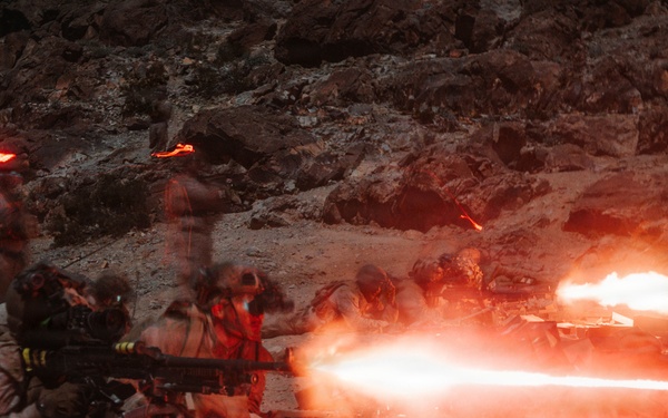 3rd Battalion, 7th Marines Conducts Company Night Attacks at Range 400 During ITX 1-26