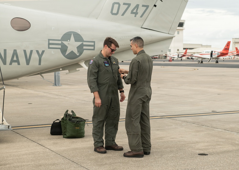 Student Naval Aviator Receives Soft Wings