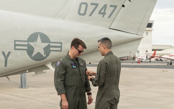 Student Naval Aviator Receives Soft Wings