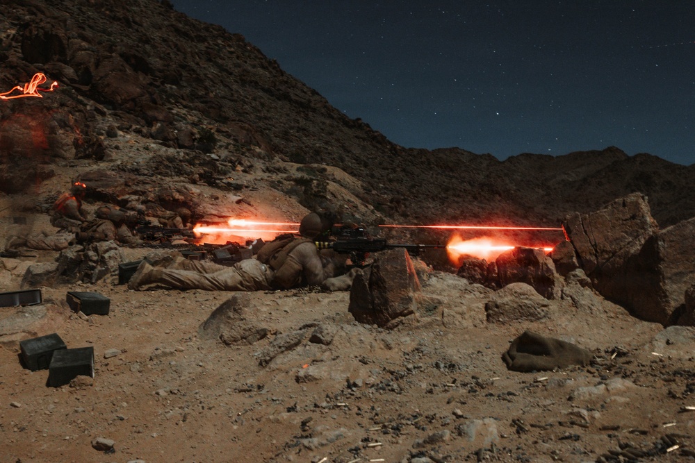 3rd Battalion, 7th Marines Conducts Company Night Attacks at Range 400 During ITX 1-26