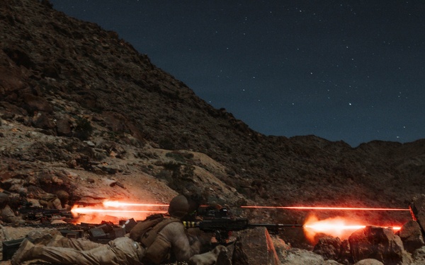 3rd Battalion, 7th Marines Conducts Company Night Attacks at Range 400 During ITX 1-26