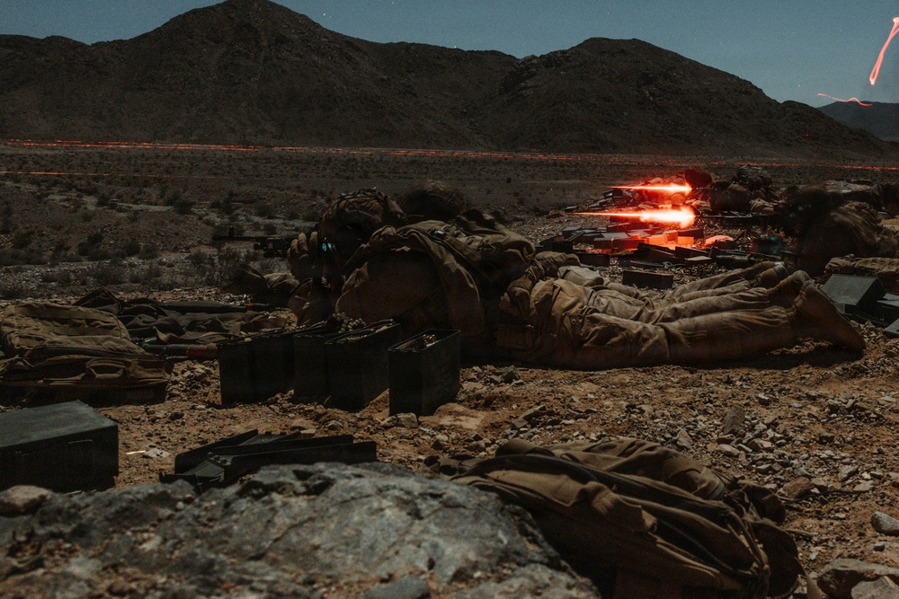 3rd Battalion, 7th Marines Conducts Company Night Attacks at Range 400 During ITX 1-26