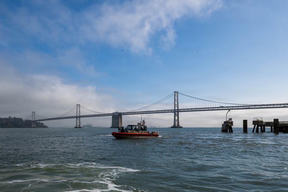 MSST San Francisco conduct security escorts in San Francisco Bay