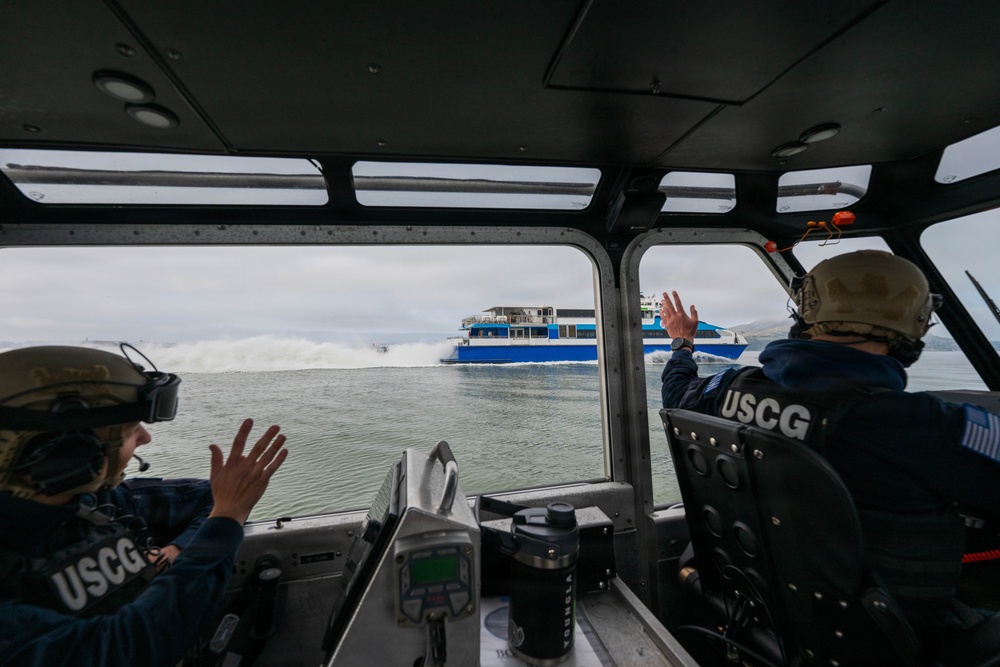 MSST San Francisco conduct security escorts in San Francisco Bay