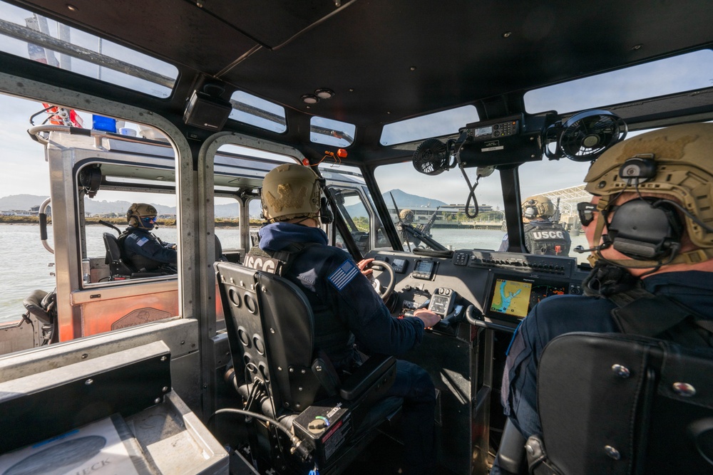 MSST San Francisco conduct security escorts in San Francisco Bay