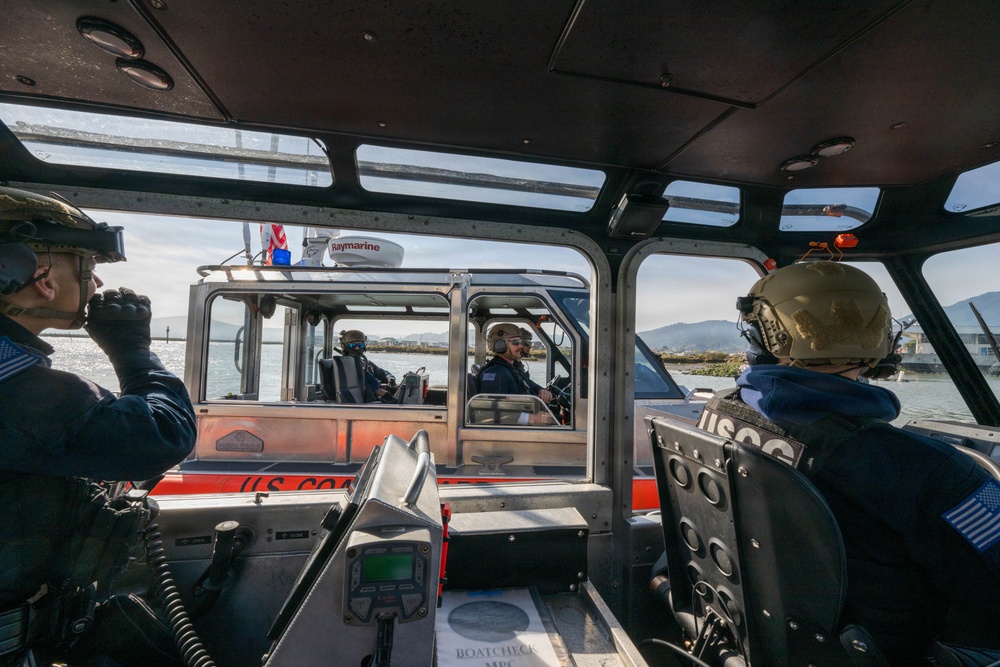 MSST San Francisco conduct security escorts in San Francisco Bay