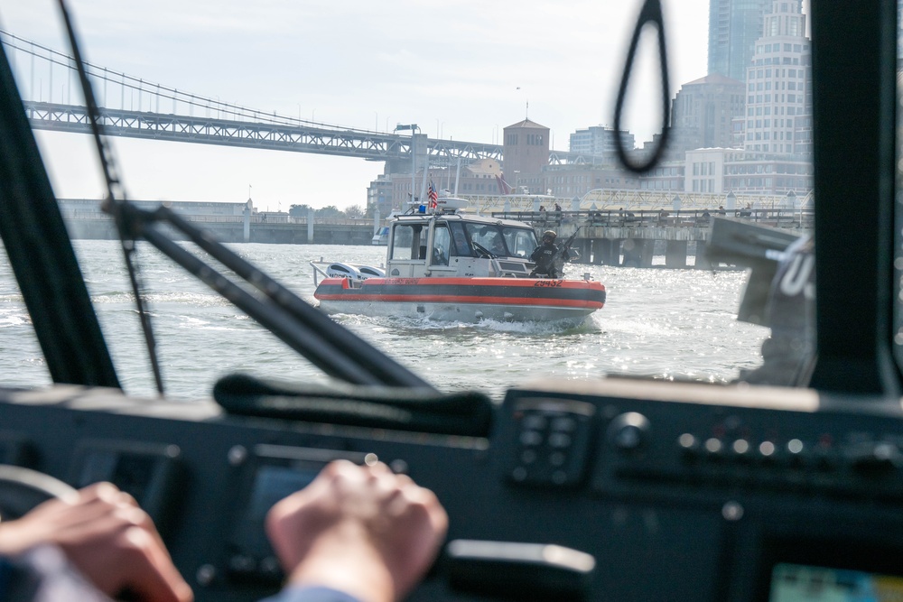 MSST San Francisco conduct security escorts in San Francisco Bay