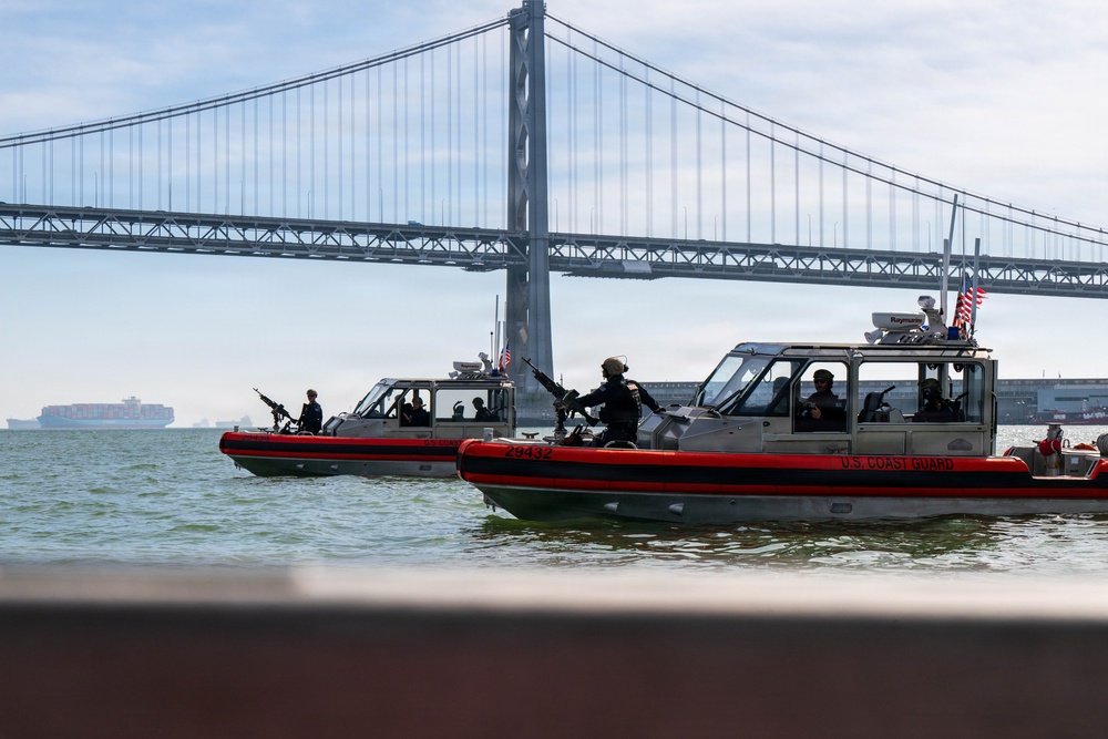 MSST San Francisco conduct security escorts in San Francisco Bay