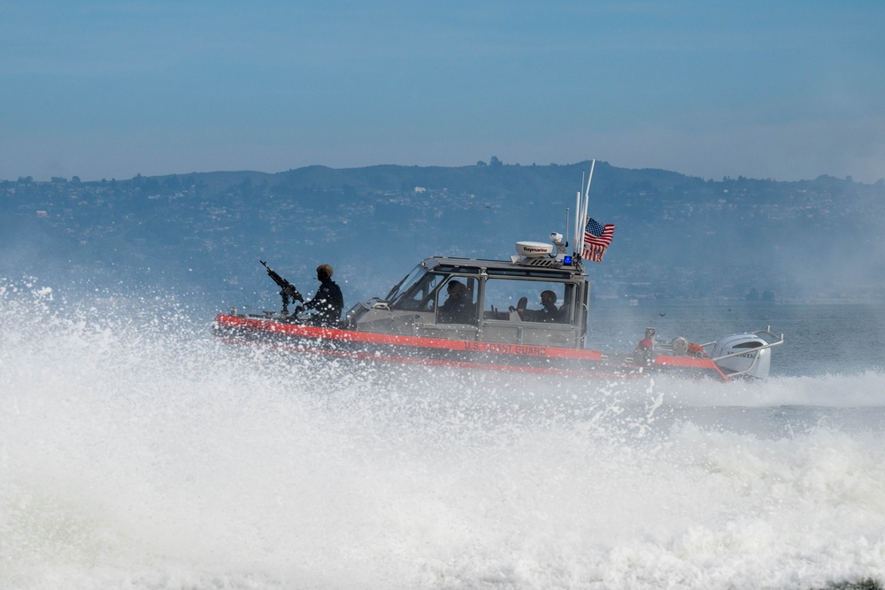 MSST San Francisco conduct security escorts in San Francisco Bay