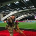 U.S. Coast Guard Maritime Safety and Security Team conduct K-9 sweeps in preparation for the Super Bowl.